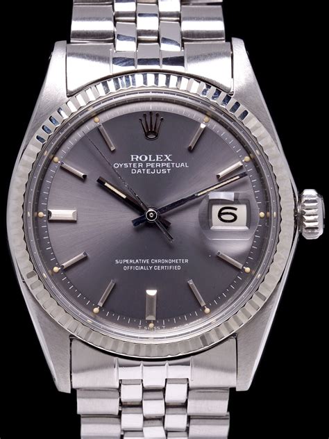 rolex datejust 1601 grey|Rolex Datejust 1601 vintage.